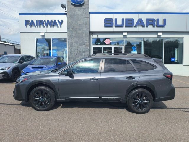 2024 Subaru Outback Onyx Edition XT in Magnetite Gray Metallic — front three-quarter view