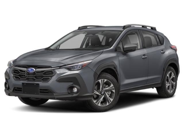 2026 Subaru CROSSTREK Premium in Crystal White Pearl — front three-quarter view