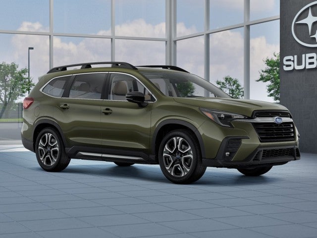 2026 Subaru ASCENT Limited 7-Passenger in Autumn Green Metallic — front three-quarter view