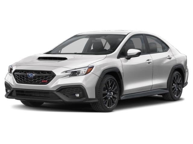 2026 Subaru WRX Premium in Wr Blue Pearl — front three-quarter view