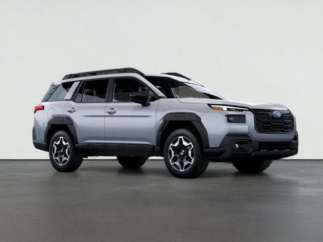 2026 Subaru OUTBACK Touring in Ice Silver Metallic — front three-quarter view