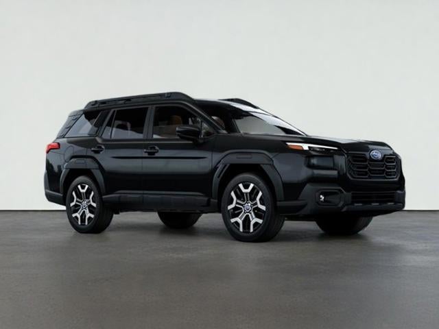 2026 Subaru OUTBACK Touring XT in Crystal Black Silica — front three-quarter view