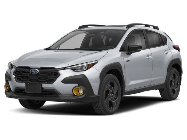 2026 Subaru CROSSTREK Sport Hybrid in Sand Dune Pearl — front three-quarter view